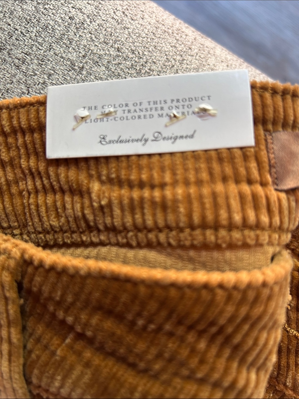 Judy Blue Camel Corduroy Pants - Picture 4 of 5